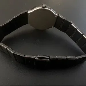 RARE 1881 Vintage MOVADO Museum 22MM Quartz Black Dial Ceramic Women\'s Watch Movado | Accessories | Rare 881 Vintage Movado Museum 22mm  main image 2